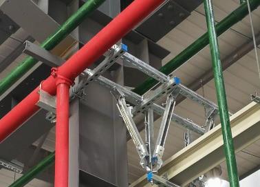 建瓯该抗震支架的整体式支吊架结构协调性好